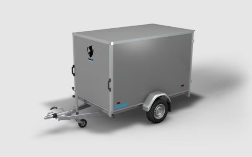 Enkelas gesloten bakwagen huren Middelburg