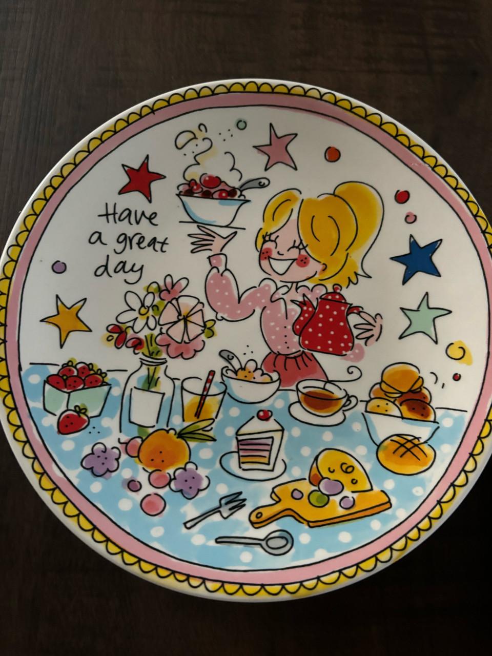 Twee borden Blond Amsterdam