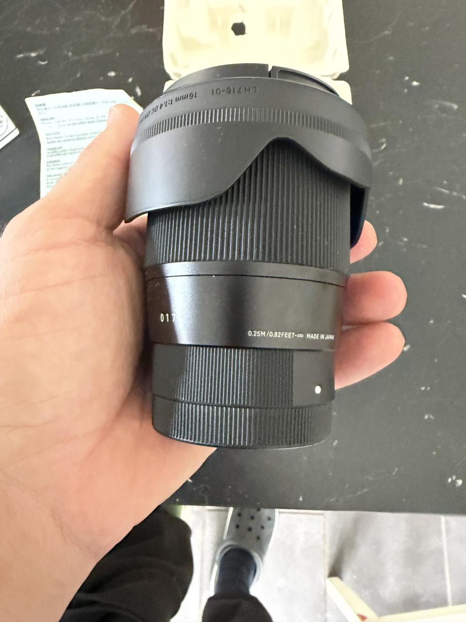 Sigma 16mm f/1.4 DC DN (Sony E-mount)
