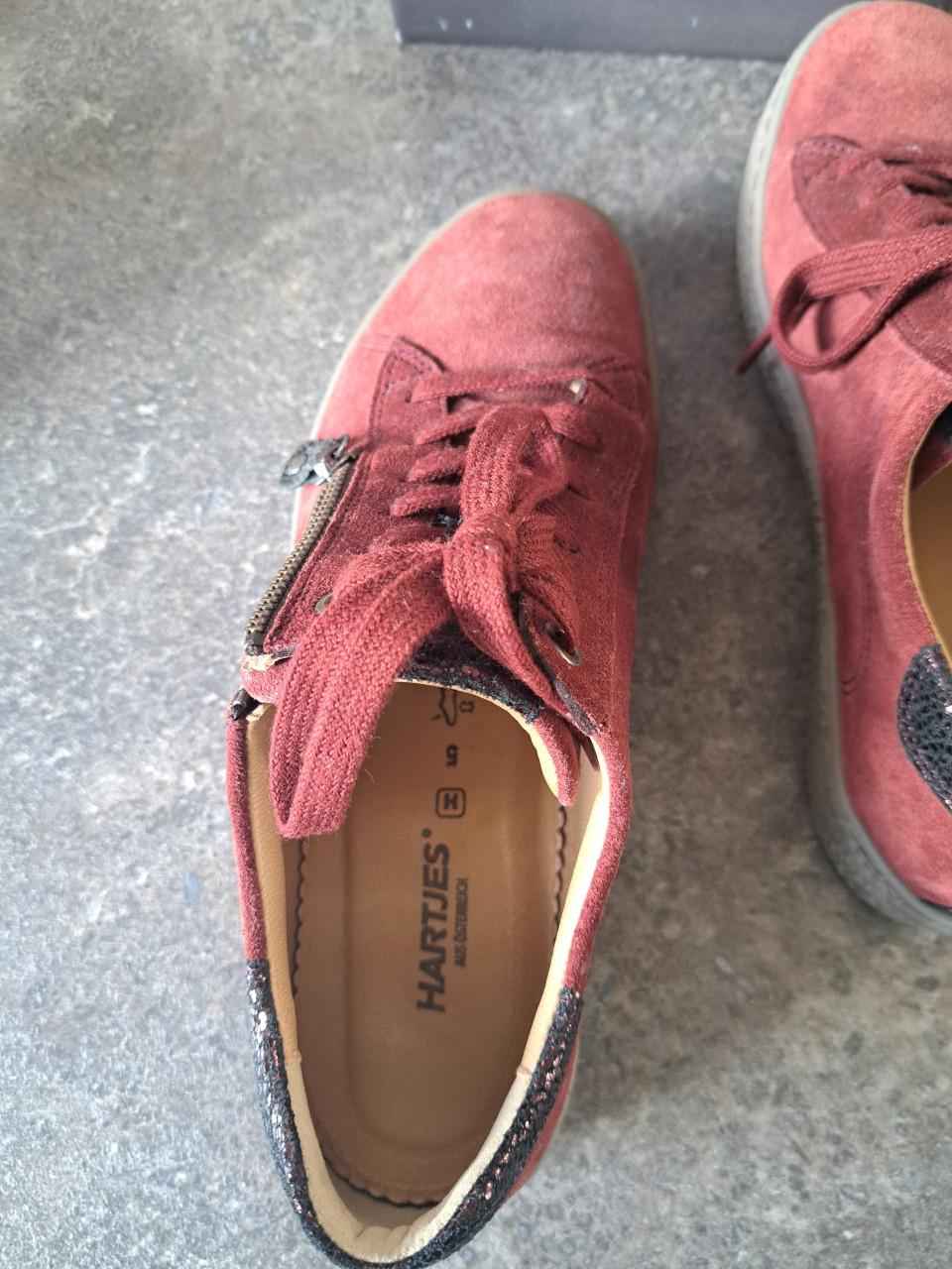 Hartjes Sneakers 38 H zgan Bordeaux rood
