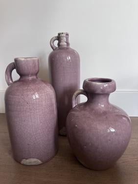 Set van 3 Brynxz vazen/kruiken