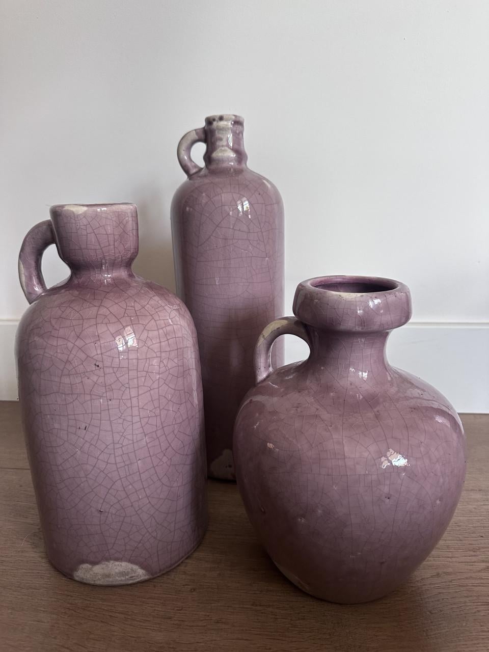 Set van 3 Brynxz vazen/kruiken
