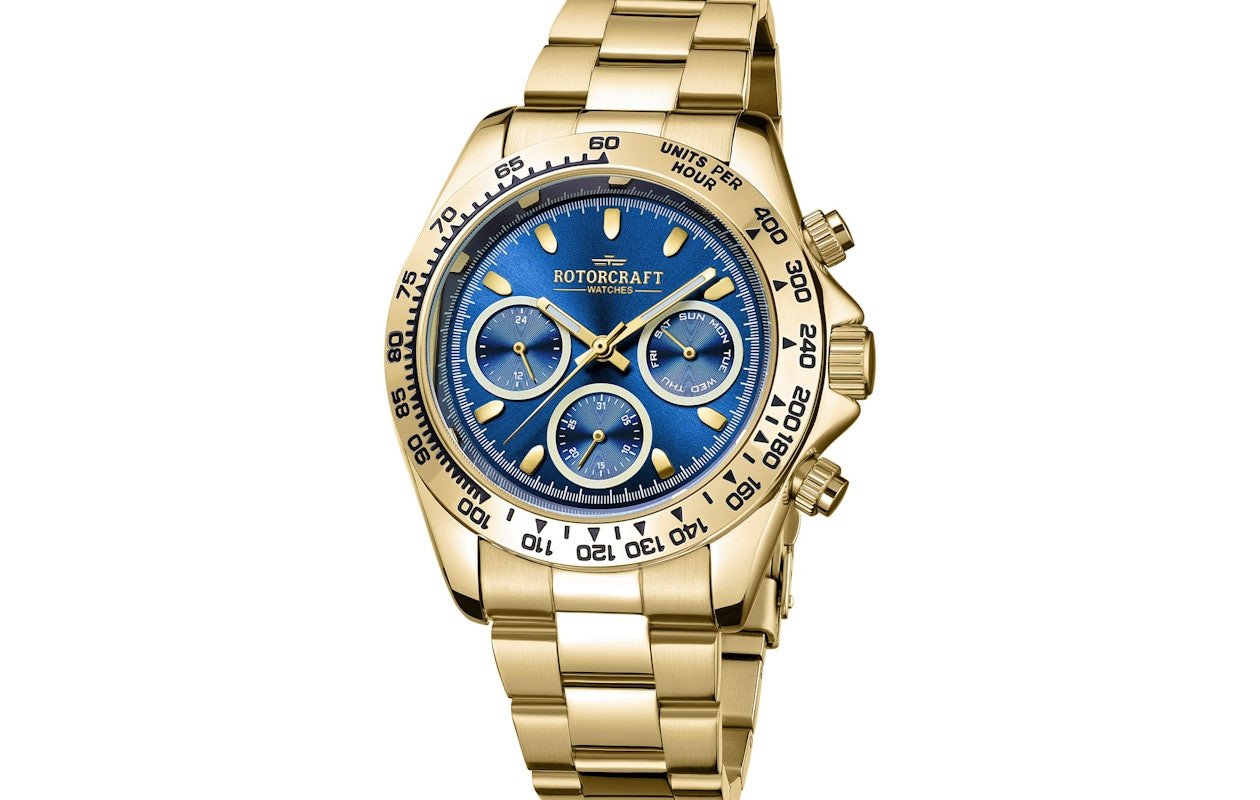 Herenhorloge van Rotorcraft (Cargo RC2703) Zilver Goud of Goud