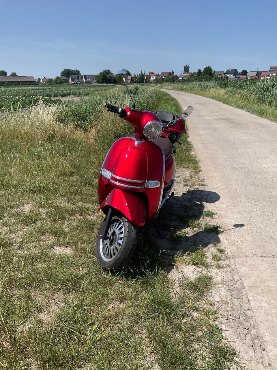 E-scooter met Italiaanse retrolook