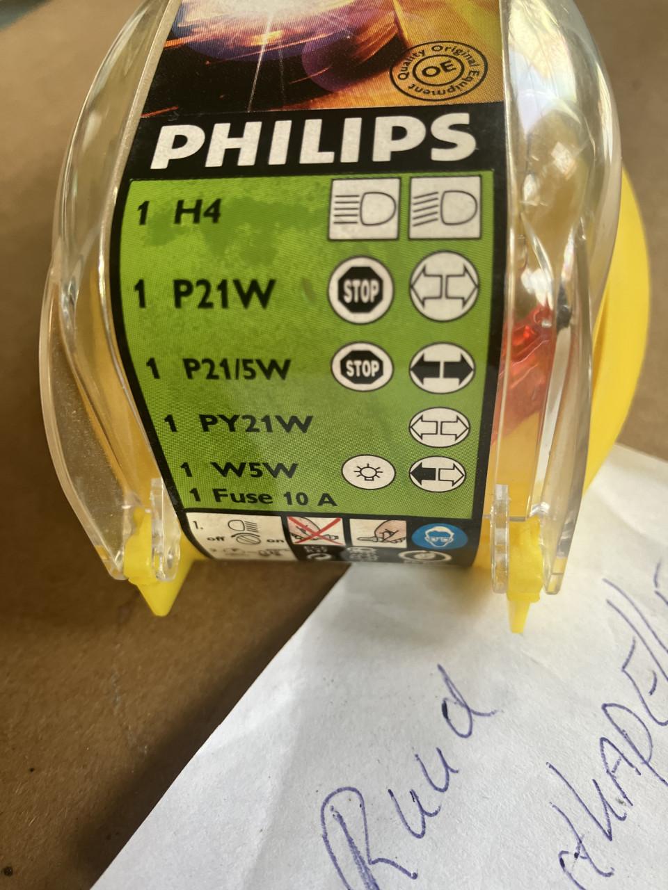 Autolampenset Philps H4