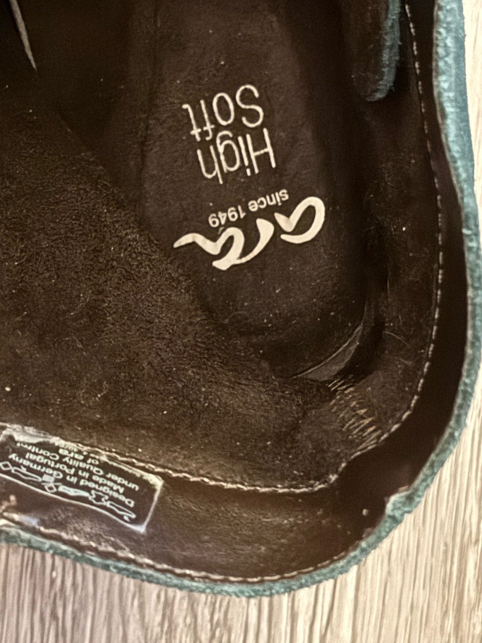 Comfortabele suède veterboots met rits van Ara in maat 43