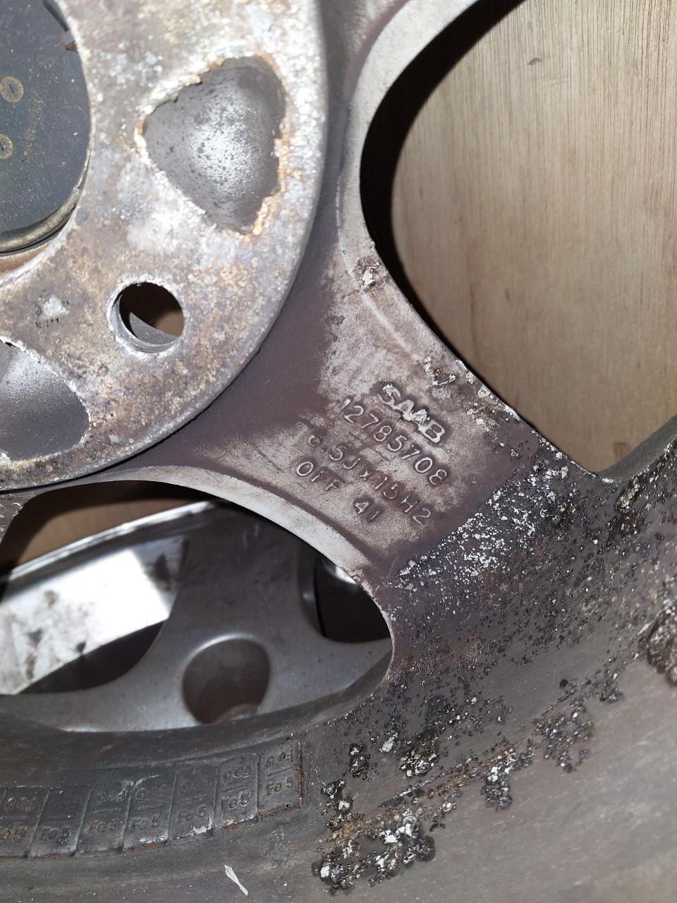 Te koop,Originele Saab velgen,