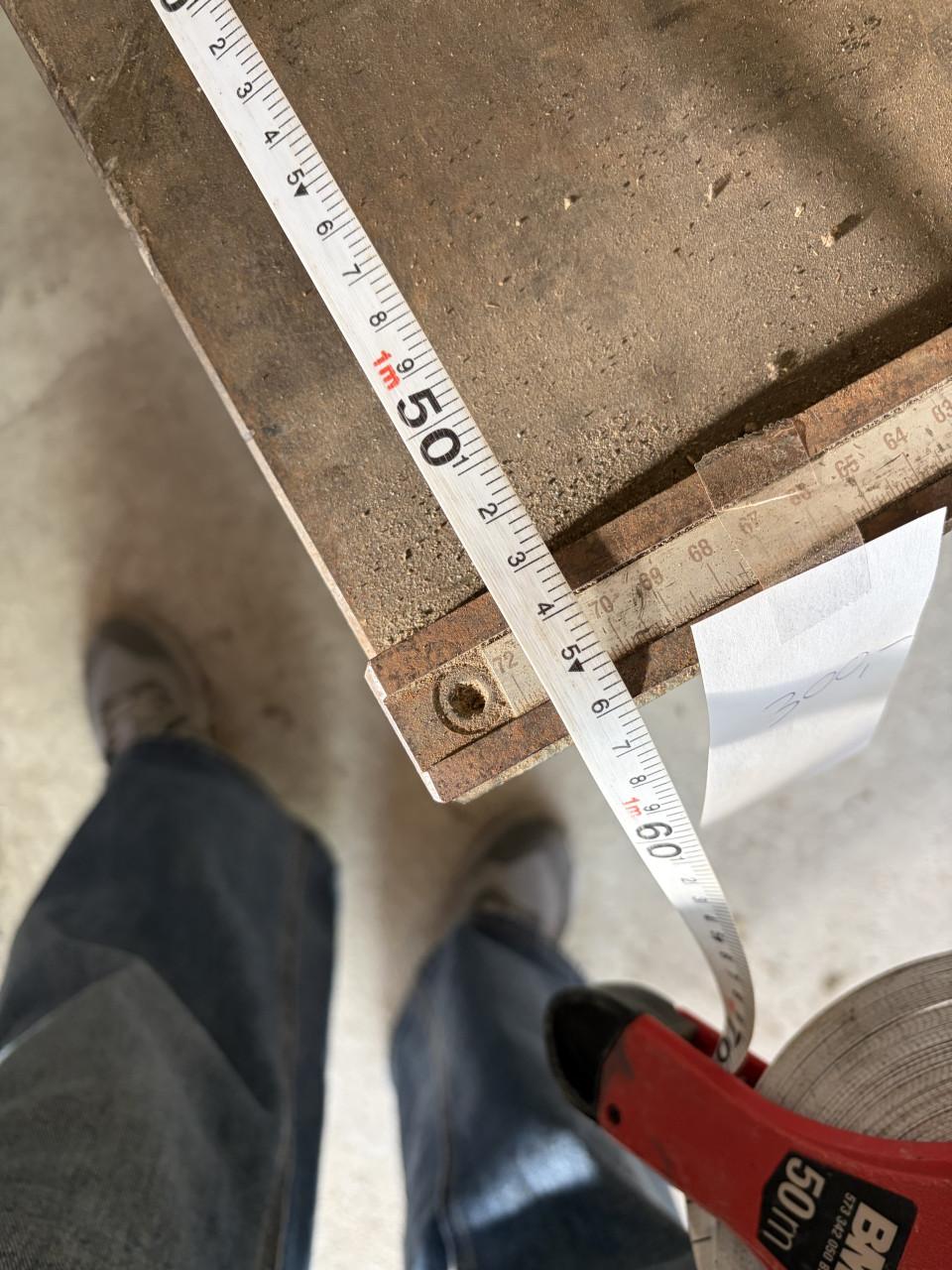 Mooie werktafel van gietijzer