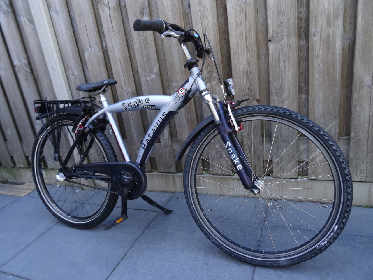 🚲 Batavus Snake Jongensfiets – 26 inch | Zilver/Blauw 🩶💙