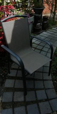 4 terras stoelen in goede staat