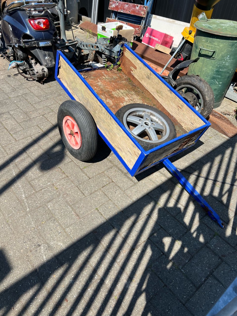 Skelter aanhanger opknapper