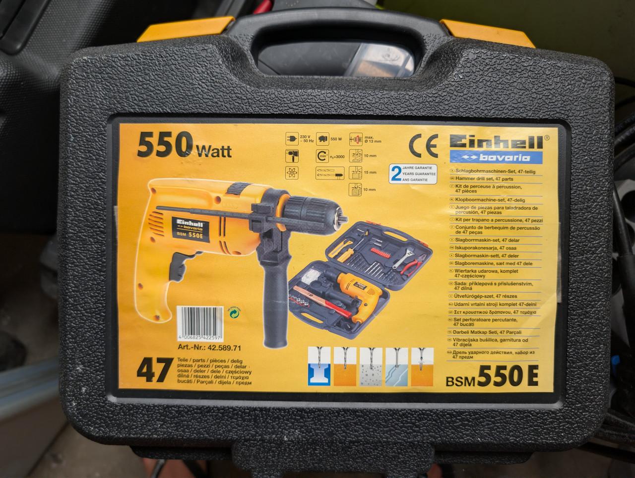 Einhell Bavaria BSM 550E Hamerboorstel
