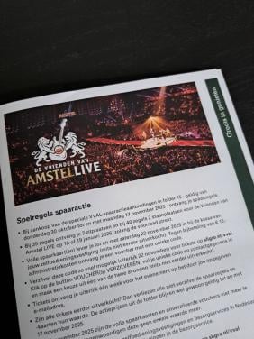 Spaarkaart Sligro met 25 zegels