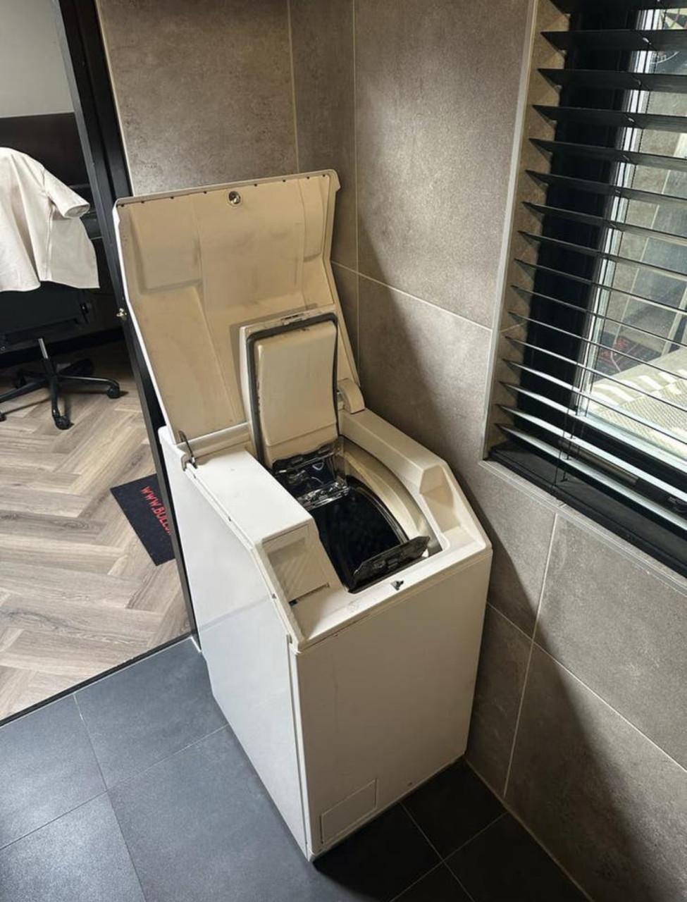 Miele bovenlader wasmachine schoon en werkt uitstekend