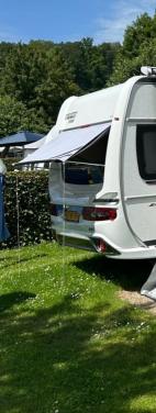 Raamluifel voor caravan / camper