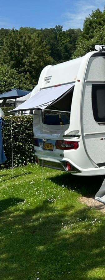 Raamluifel voor caravan / camper