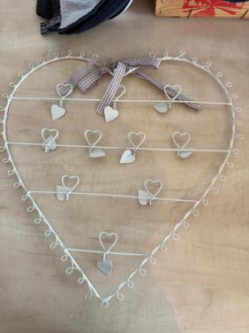 Decoratief metalen hart