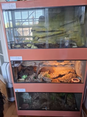 Af te halen terrarium.