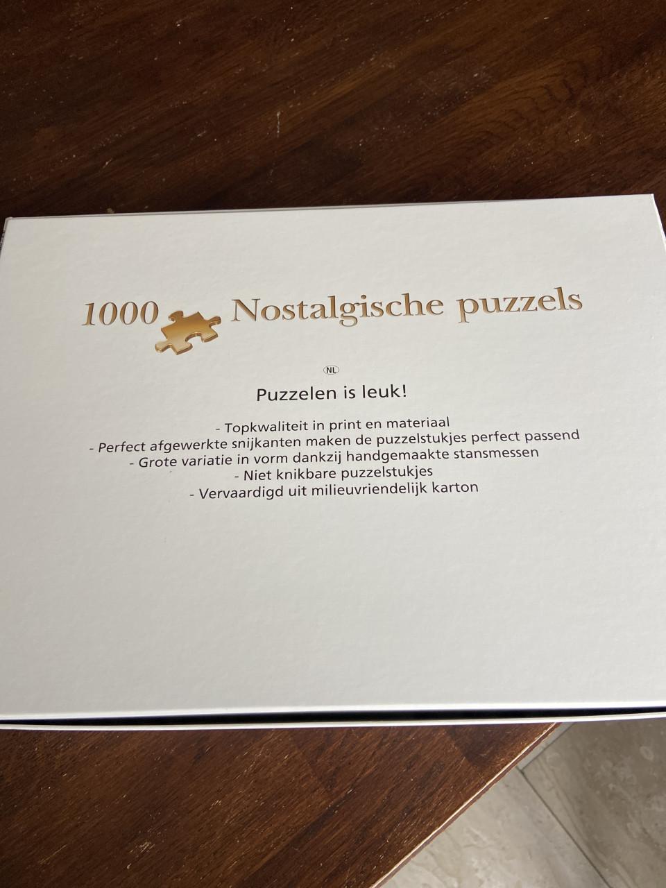 Puzzel 1000 stukjes