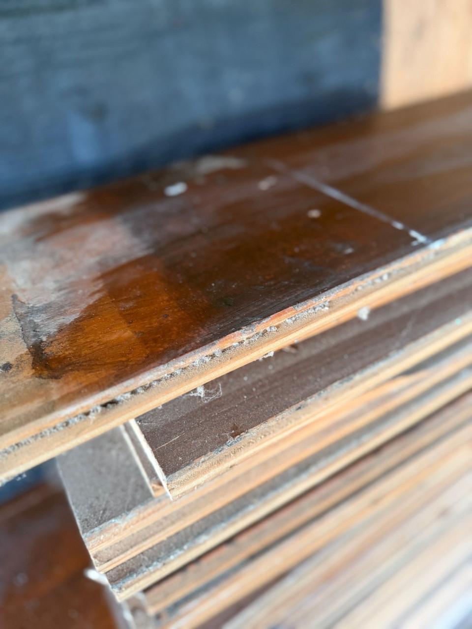 Massief grenen vloerdelen- 40 m2