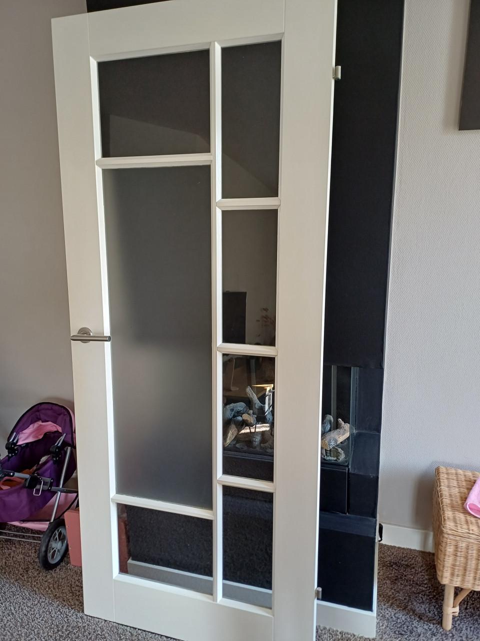 Binnendeur met glas