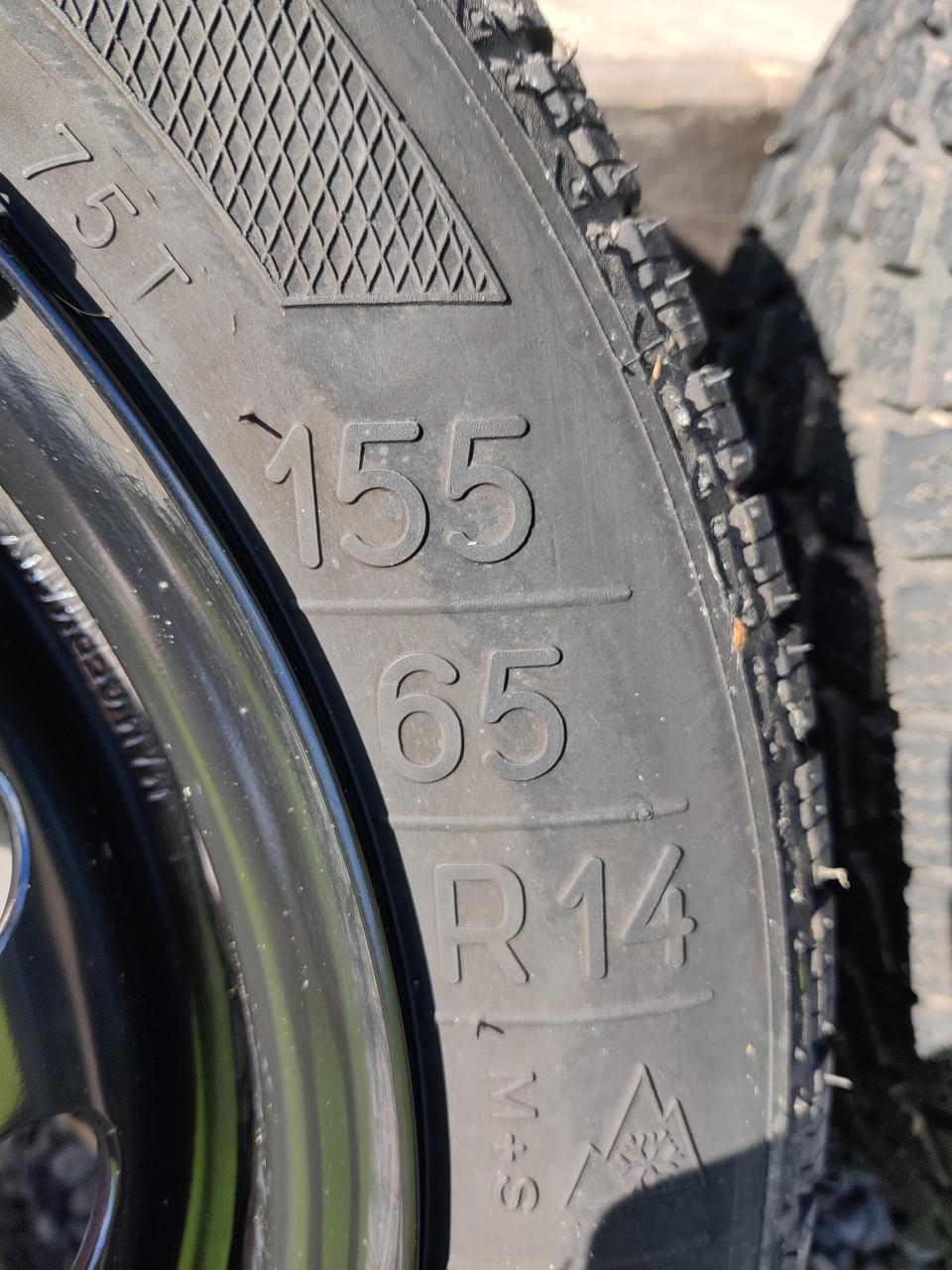 Winterbanden op Velg 14 inch