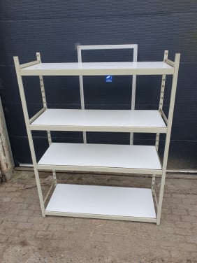 Opbergrek/kast, magazijn of legbordstelling voor schuur&garage.