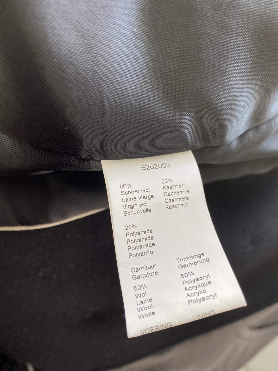 Mantel Maura Claudia Sträter zwart Mt 42