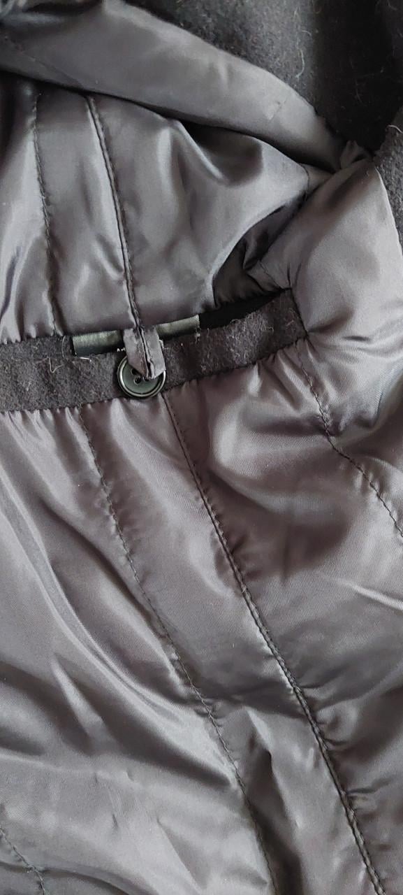 Zwarte wollige Damesjas mt M/L Jolironde by Jbc