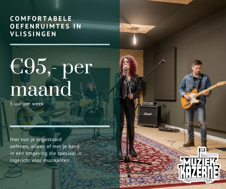 Je 'eigen' oefenruimte in Vlissingen