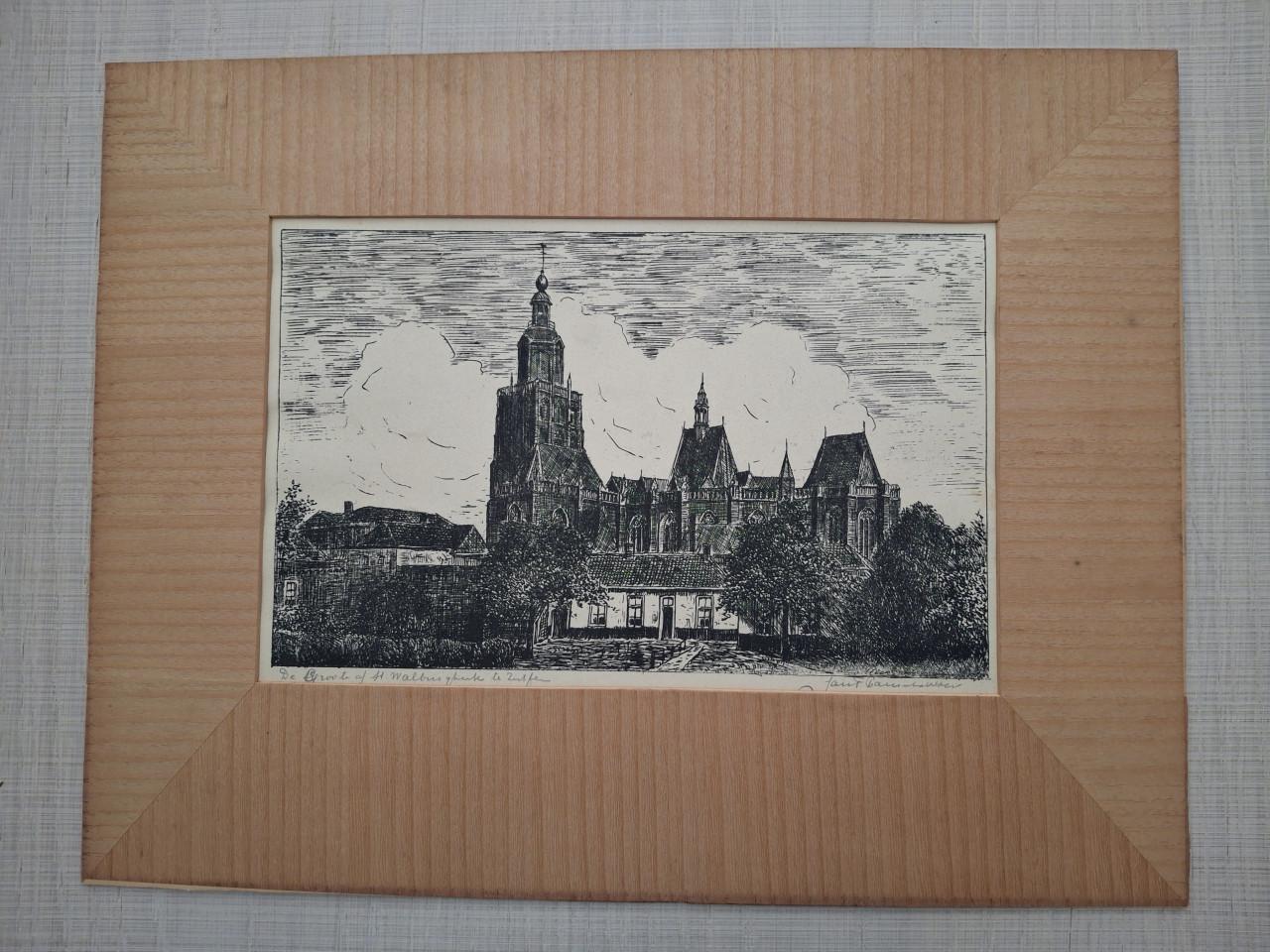 2 tekeningen Jan F. Pannebakker