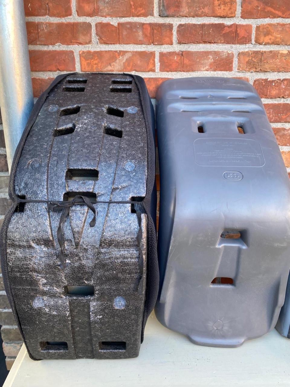 Babboe bakfiets 3 stoeltjes en accessoires