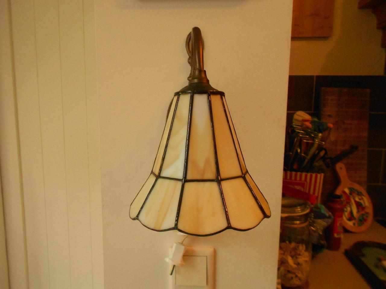Vintage tiffany wandlampje.