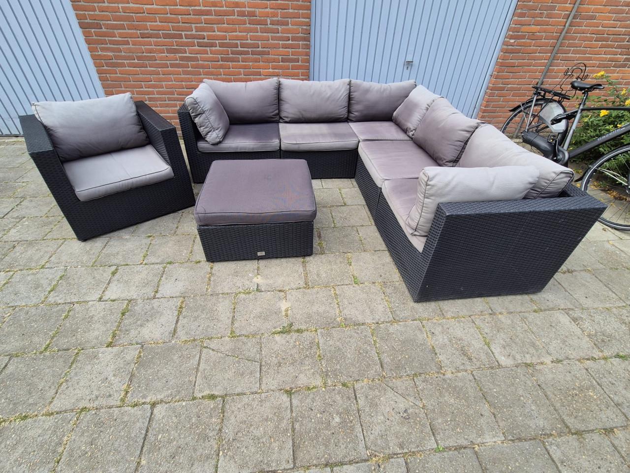 Complete Loungeset 240 x 240 cm (Bezorging mogelijk)