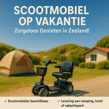 Scootmobiel op Vakantie