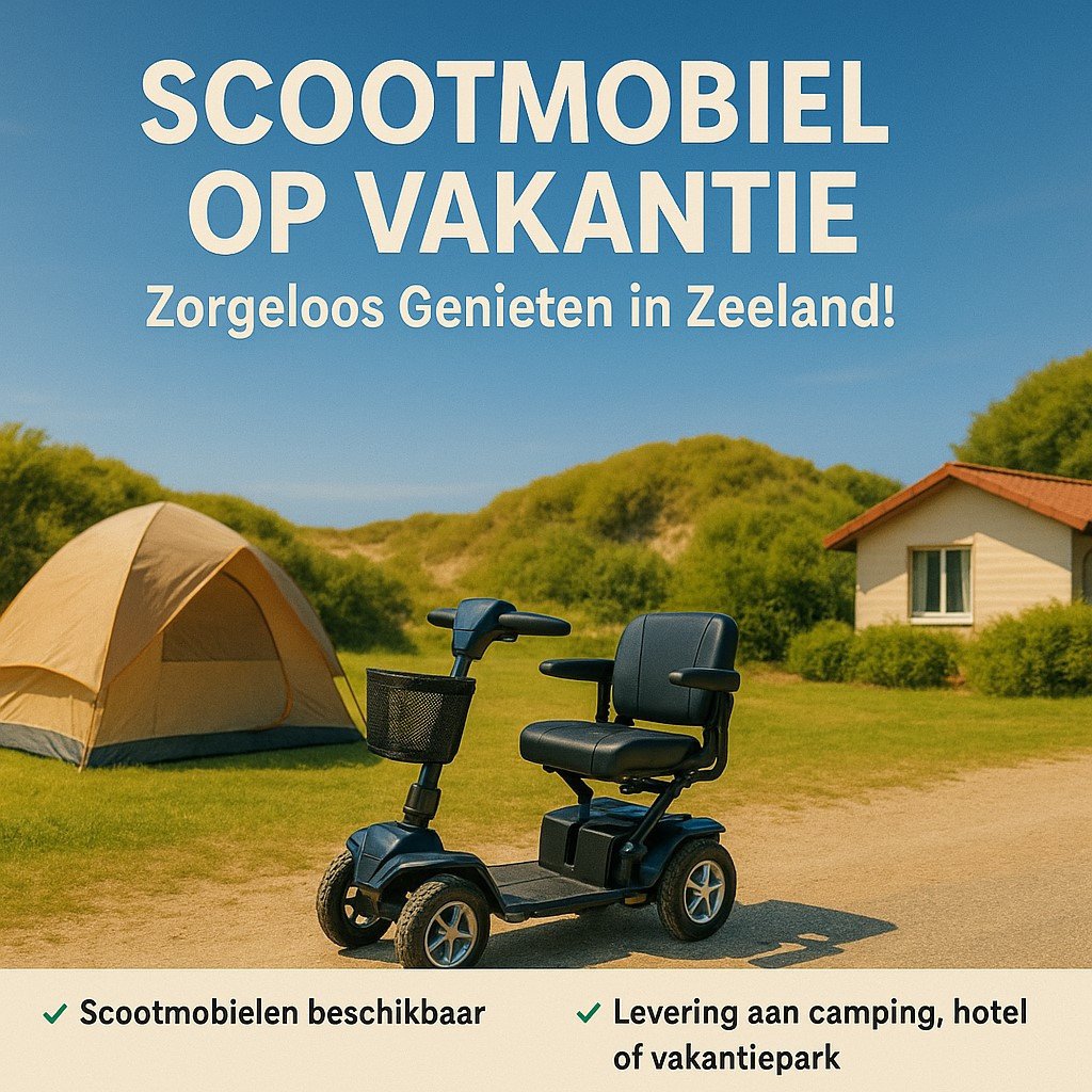 Scootmobiel op Vakantie