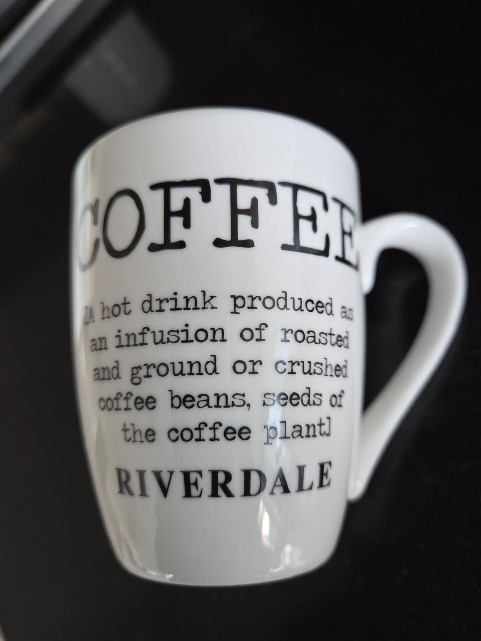 Riverdale koffie kopjes