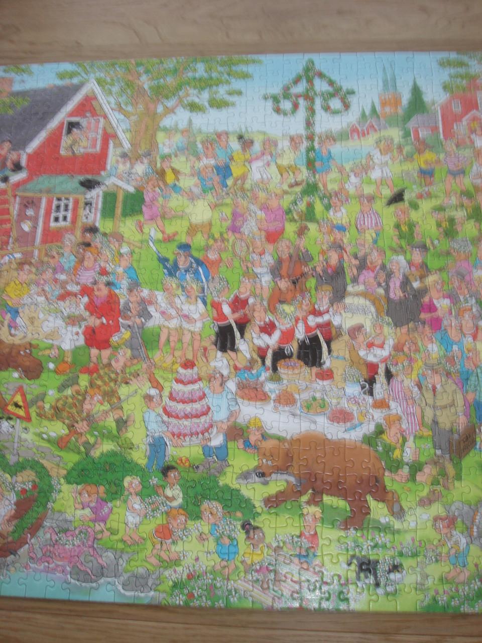 Te koop Complete Jan van Haasteren puzzel Midzomerfeest 1000 stukjes