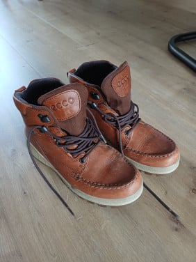 Leren Ecco wandelschoenen