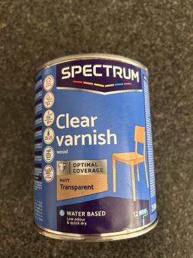 GEZOCHT: Spectrum clear varnish matt