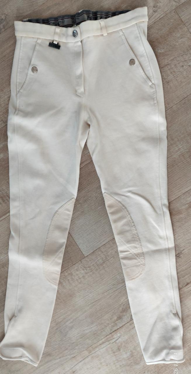 Witte (off white) paardrijbroek maat 164