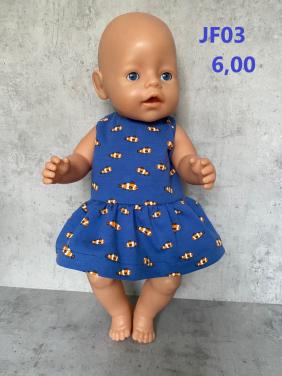 Poppenkleertjes baby born. Jurkje. Opbrengst KiKa.