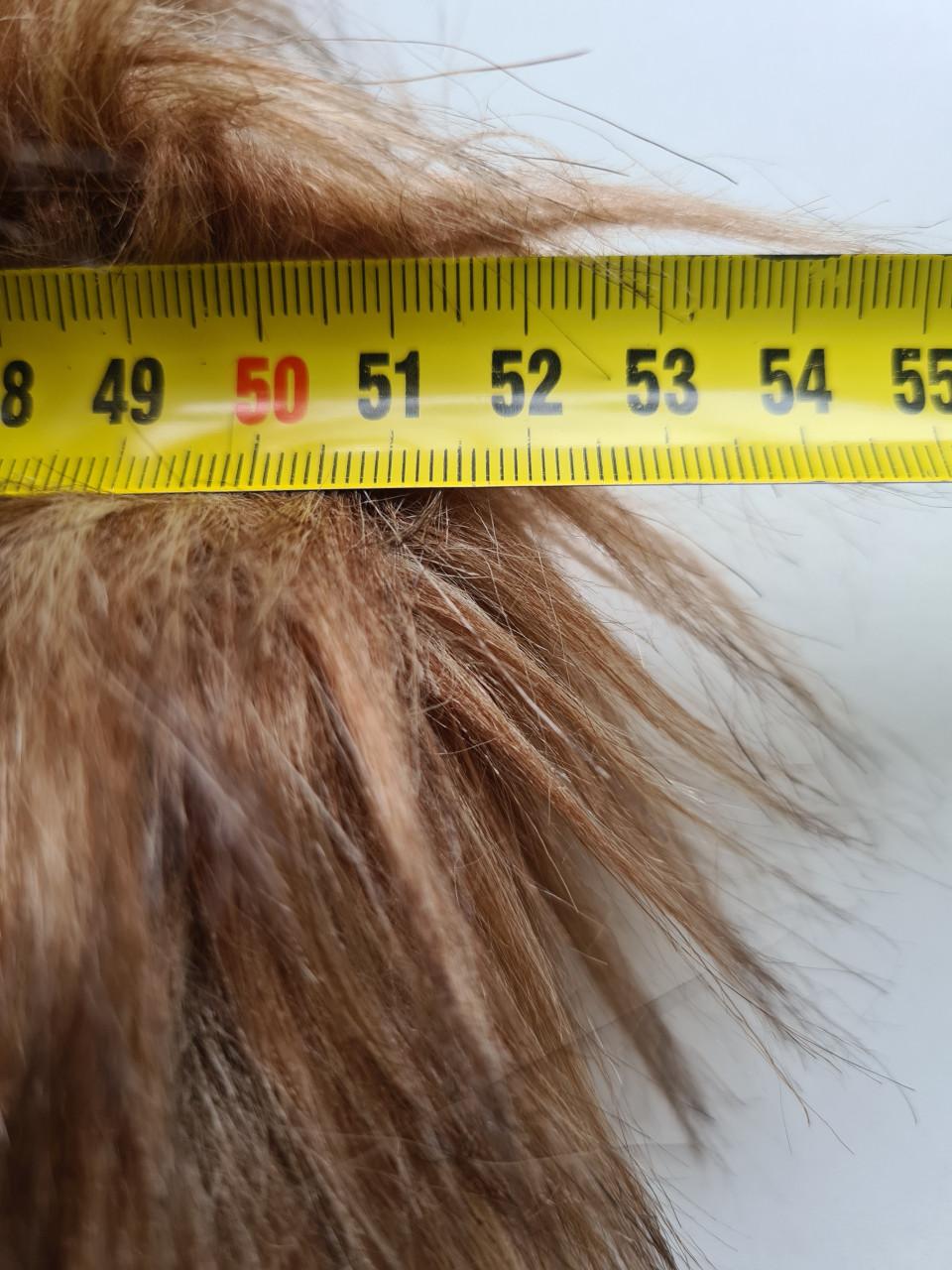 Mooie bruine fake fur lange bodywarmer van Forever21  Maat L