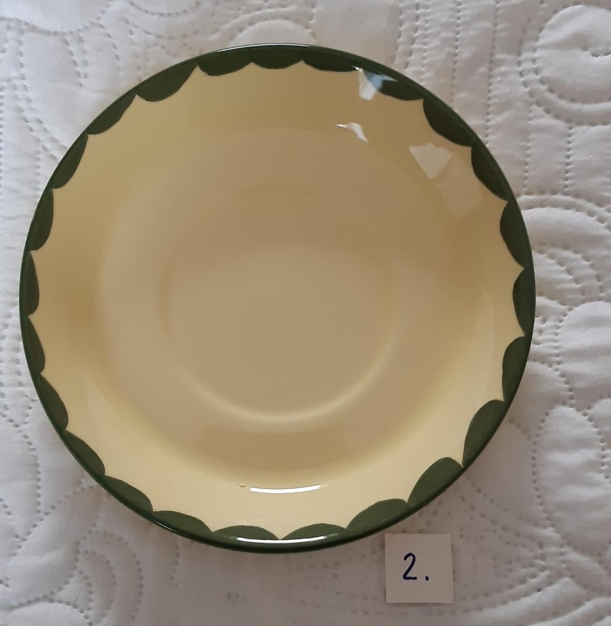Kip en haan servies: 1 soepkop + 1 schotel