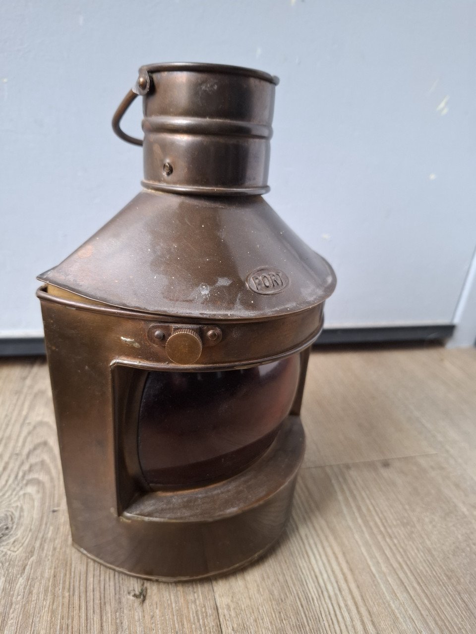 Scheepslamp koper