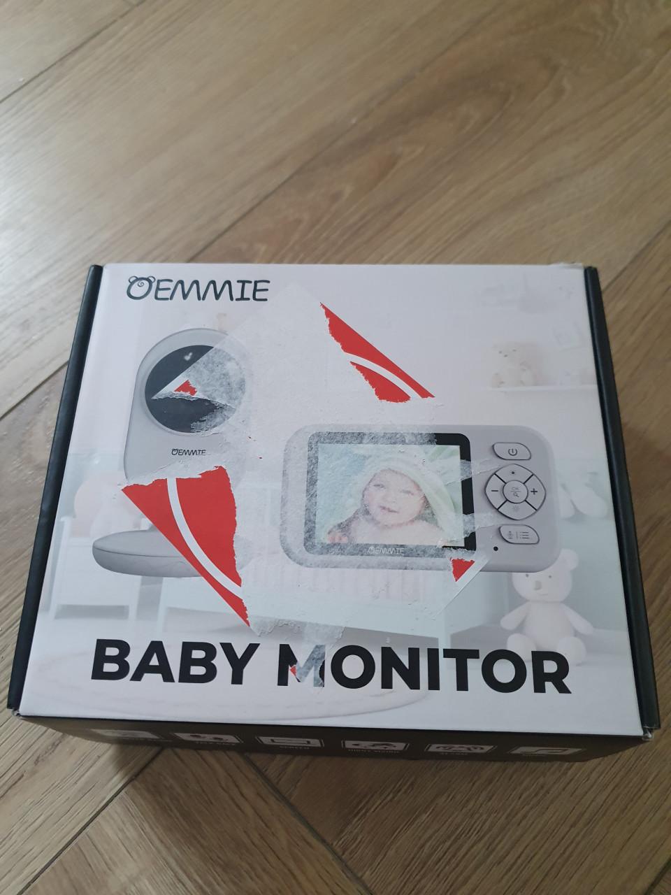 Babyfoon met camera & nachtlampje | 2-wegs audio | zwart