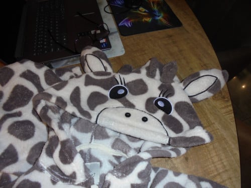 Giraffe onesie maat S