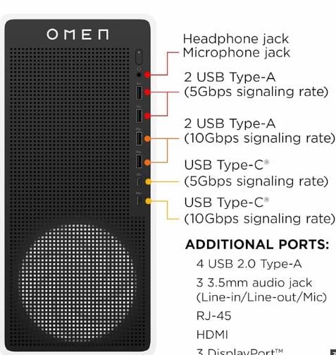 OMEN 16L Gaming PC | RTX 5060 | Ryzen 7 8700F | Garantie t/m nov 2027!