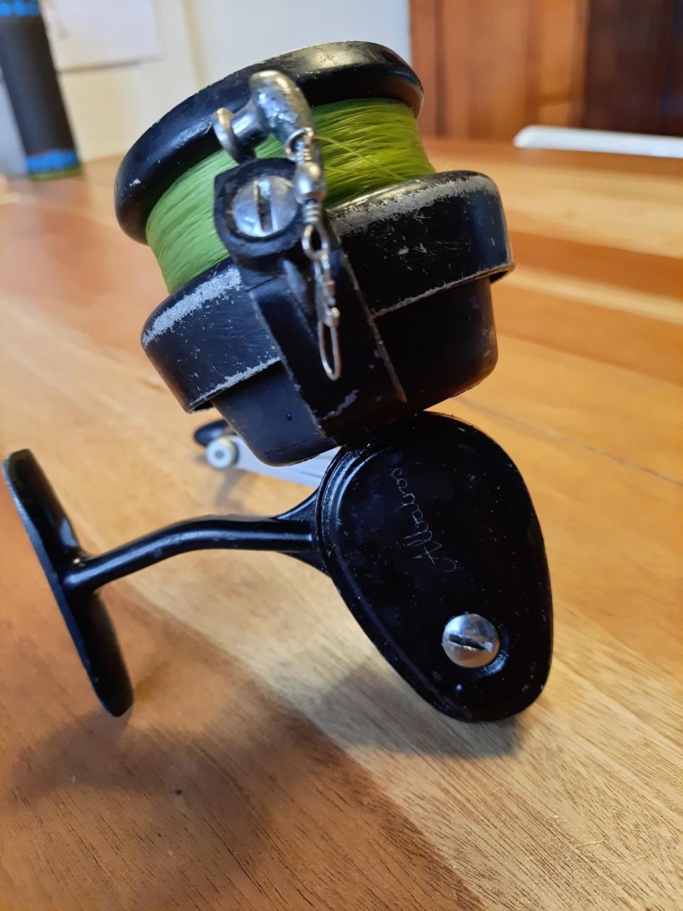 Hengels en molens strandhengel zeehengel boothengel karperhengel vissen