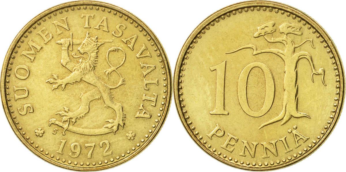 Finse munten van voor de euro